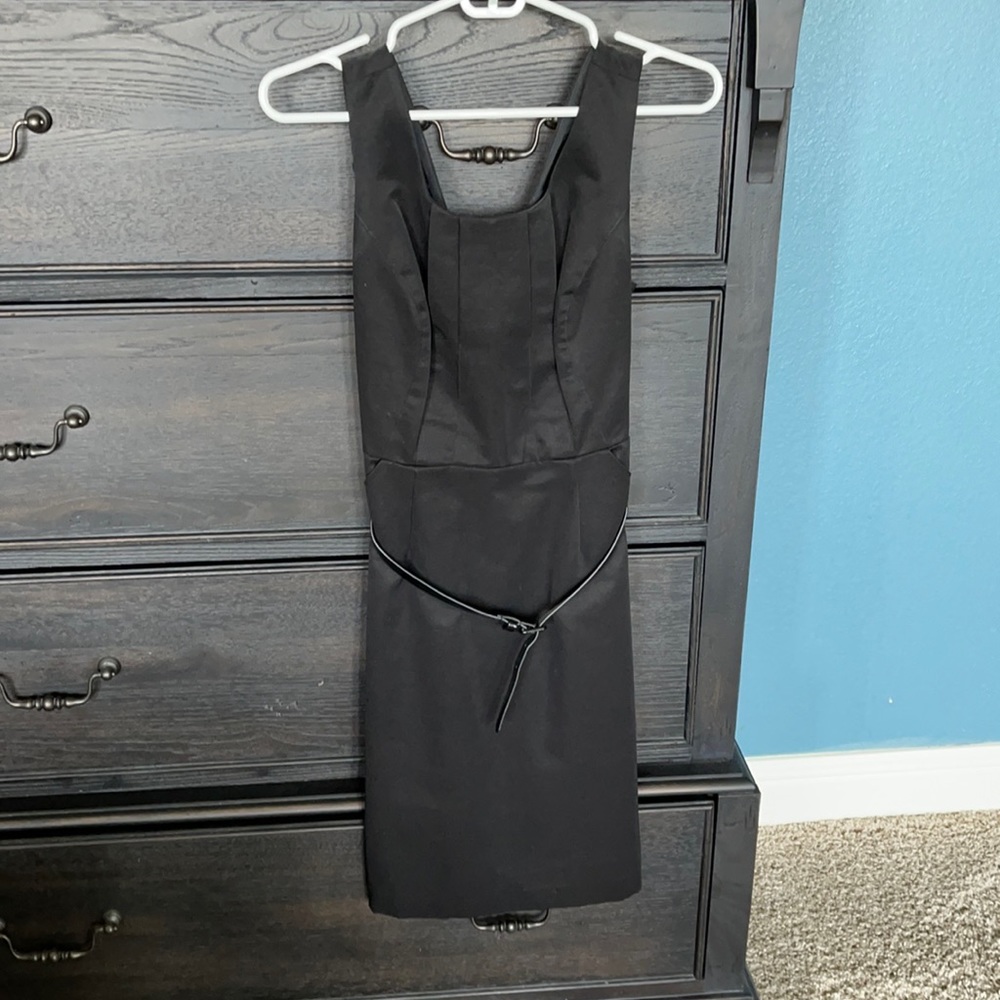 Black modest dress